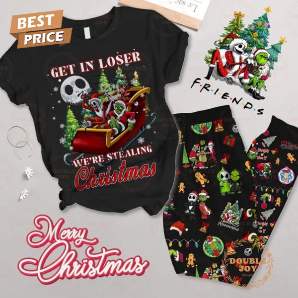 The Nightmare Before Christmas Get In Loser We’re Stealing Christmas 2024 Fleece Pajamas Set