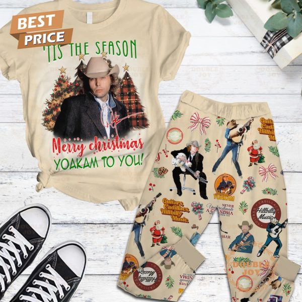 Tis The Season Merry Christmas Dwight Yoakam To You! Fleece Pajamas Set