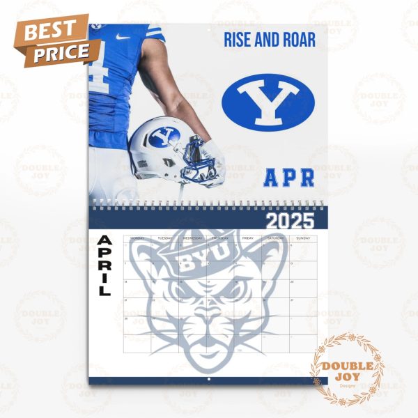 NCAA BYU Cougars Faith. Family. Football. 2025 Wall Calendar