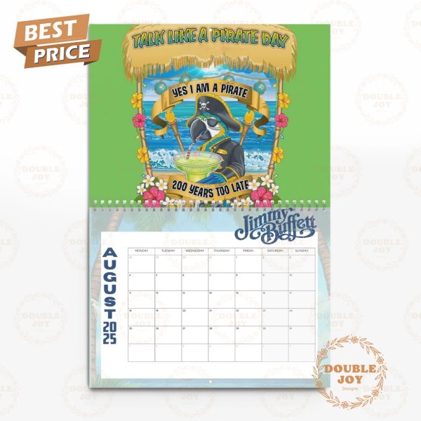 Jimmy Buffett 2025 Wall Calendar