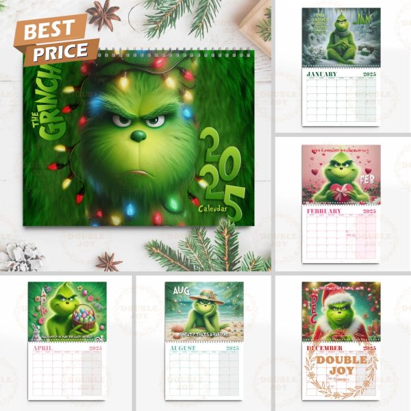 The Grinch 2025 Wall Calendar