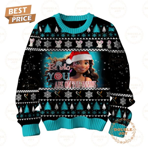 Moana 2 Be Who You Are On The Inside, Merry Christmas Sweater