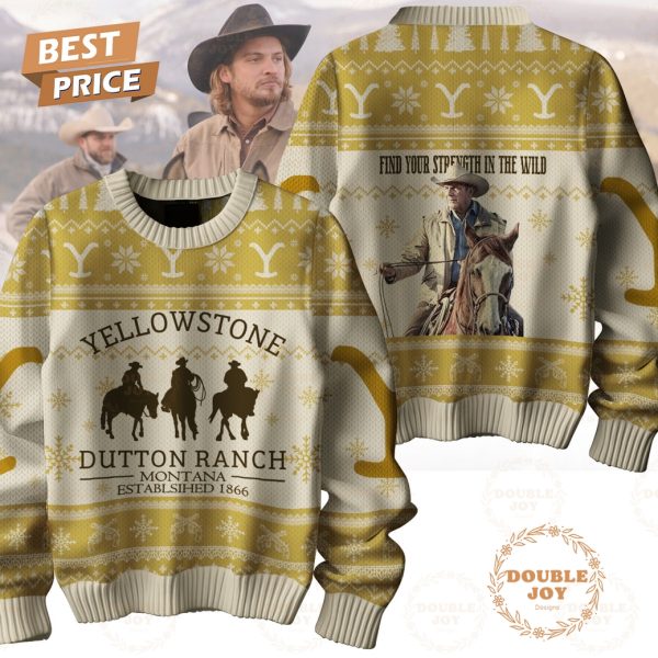 Yellowstone Dutton Ranch Montana Establsihed 1866 Sweater