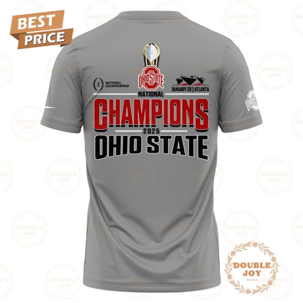 2025 College Football National Champions Ohio State Buckeyes NCAA January 20-Atlanta T-Shirt, Hoodie