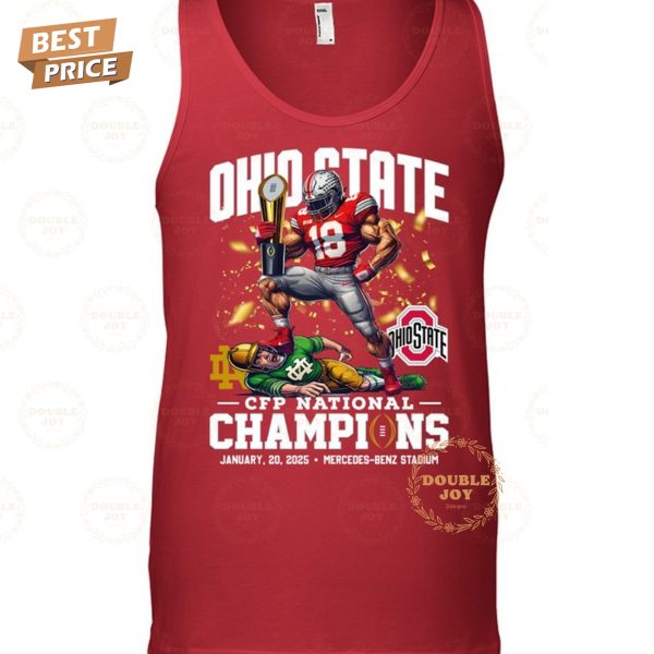 Ohio State NCAA CFP National Champions January 20, 2025 – Mercedes-Benz Stadium T-Shirt