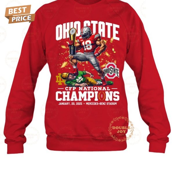 Ohio State NCAA CFP National Champions January 20, 2025 – Mercedes-Benz Stadium T-Shirt