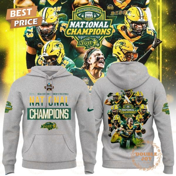 2024 Nat10nal Champions NCAA North Dakota State Bison Hoodie