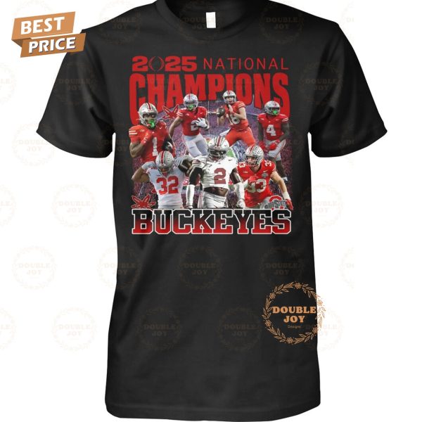 2025 National Champions Buckeyes NCAA T-Shirt