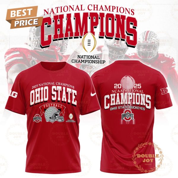 2025 National Champions Ohio State Football NCAA T-Shirt, Hoodie