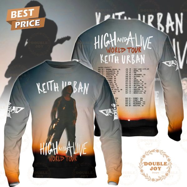 Keith Urban High And Alive World Tour T-Shirt, Hoodie