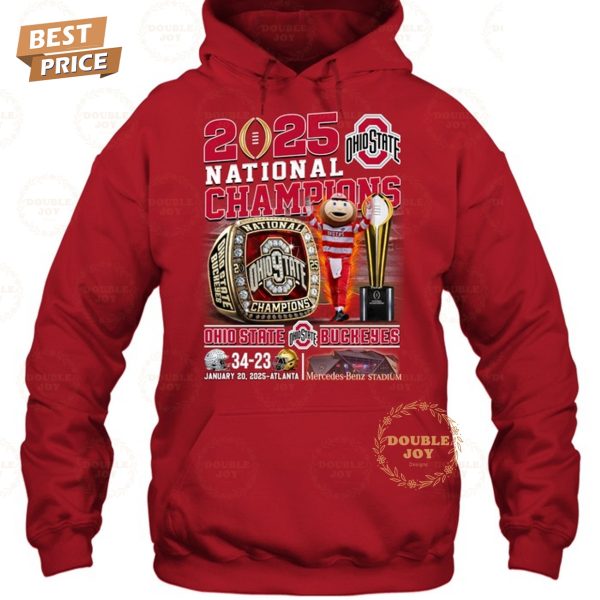 2025 National Champions January 20, Ohio State Buckeyes NCAA T-Shirt