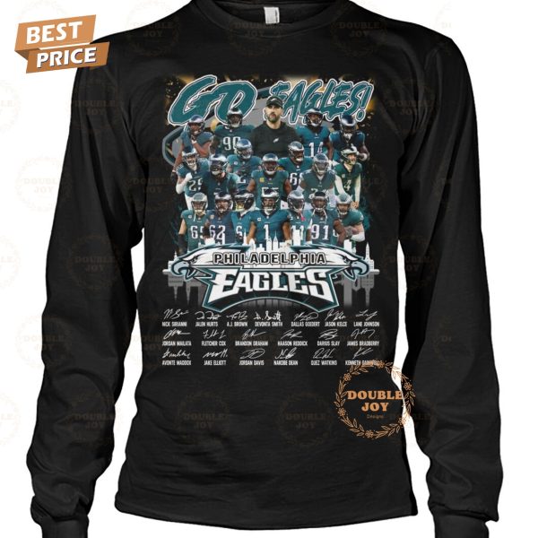 Go Eagles!, Champions 2025 Philadelphia Eagles NFL T-Shirt