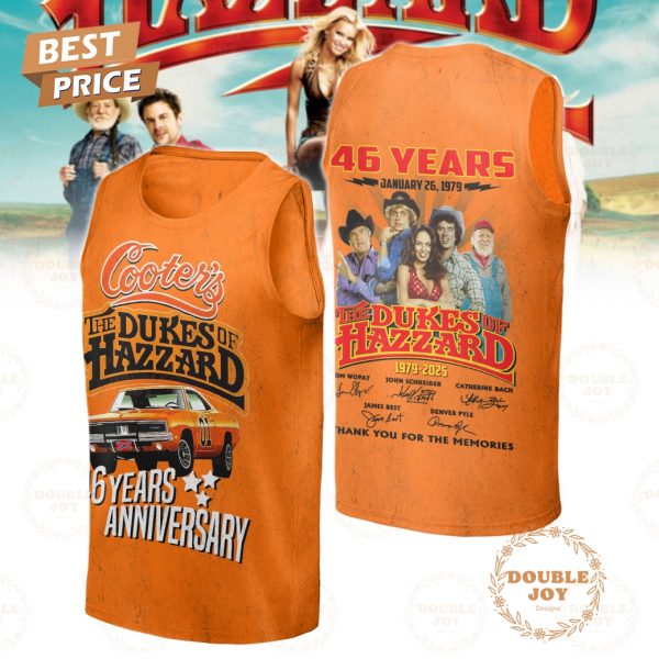 Cooter’s The Dukes Of Hazzard 46 Years Anniversary 1979-2025 Thank You For The Memories T-Shirt, Hoodie