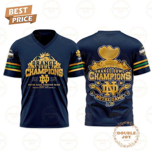 Orange Bowl Champions 2025 NCAA Notre Dame Fighting Irish T-Shirt, Hoodie