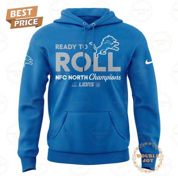 NFL Detroit Lions Ready To Roll NFC North Division Champions Back To Back Hoodie – Blue