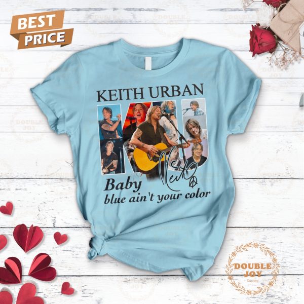 Keith Urban Baby Blue Ain’t Your Color Fleece Pajamas Set