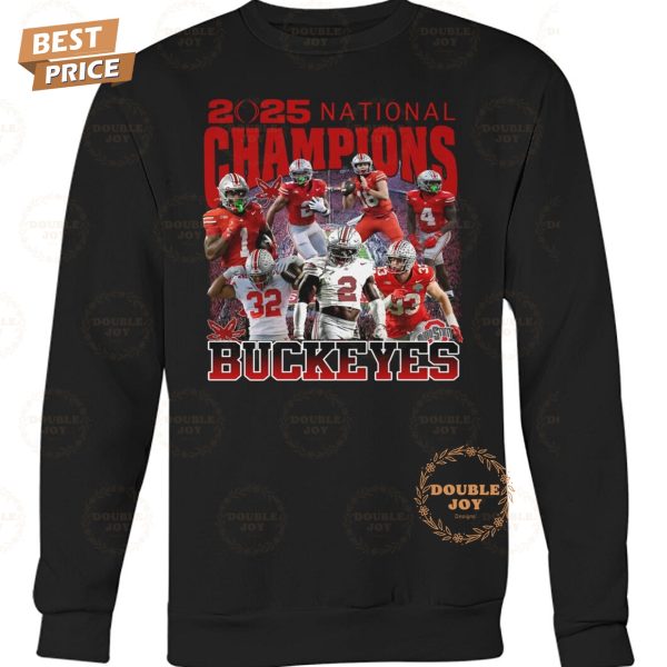 2025 National Champions Buckeyes NCAA T-Shirt