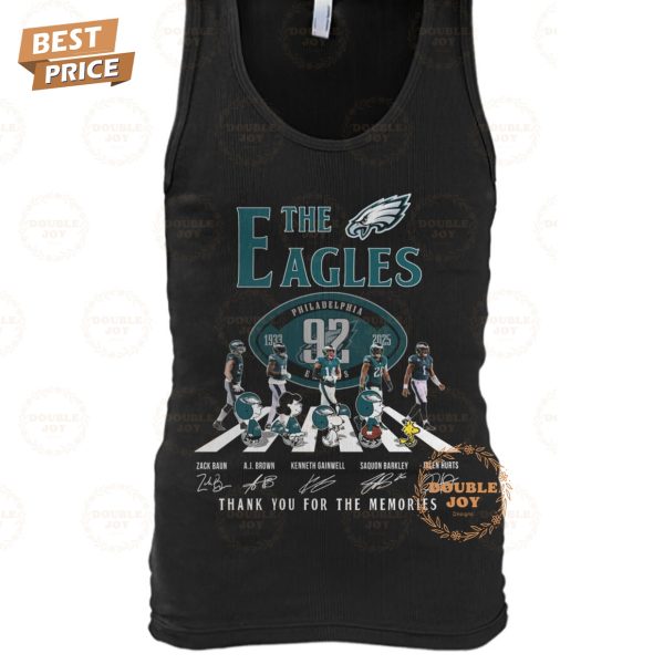 Philadelphia Eagles NFL 92nd 1933-2025 Thank You For The Memories T-Shirt