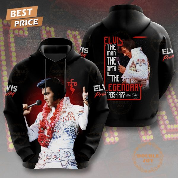 Elvis Presley The Man The Myth The Legendary 1935-1977 T-Shirt, Hoodie – Red