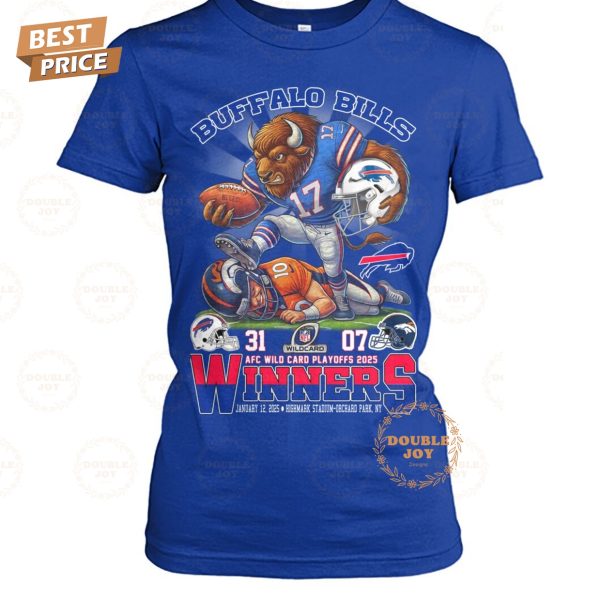 NFL Buffalo Bills AFC Wild Card Playoff 2025 Winners T-Shirt