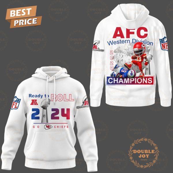 Ready To Roll A 2024 AFC Western Division Champions Kansas City Chiefs NFL T-Shirt, Hoodie