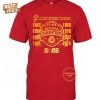 Back To Back To Back 2024-2025 Super Bowl Champions Kansas City Chiefs NFL T-Shirt