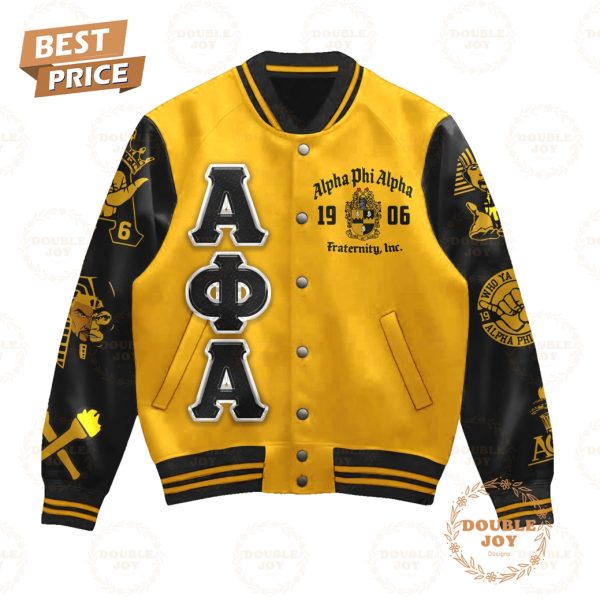 Alpha Phi Alpha 1906 Custom Name Baseball Jacket