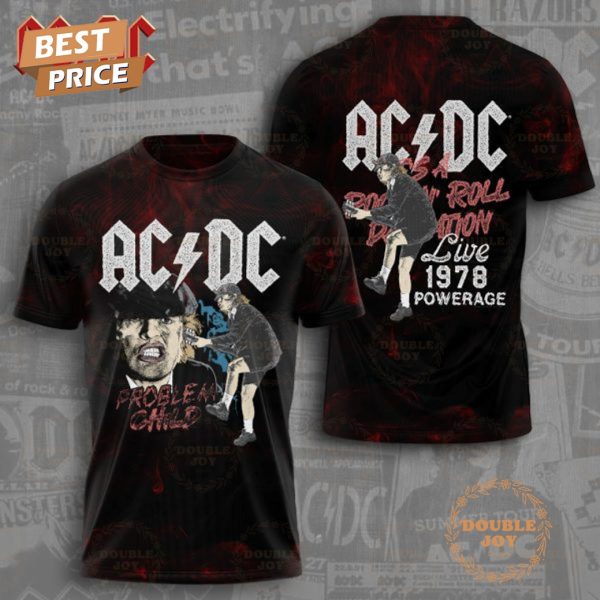 AC-DC Live 1978 Powerage Hoodie