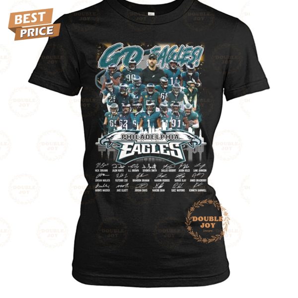 Go Eagles!, Champions 2025 Philadelphia Eagles NFL T-Shirt