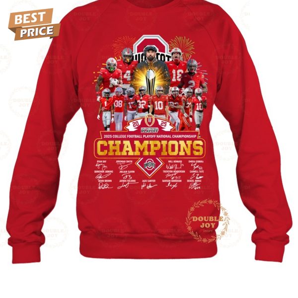 2025 College Football Playoff National Championship Ohio State Buckeyes NCAA T-Shirt