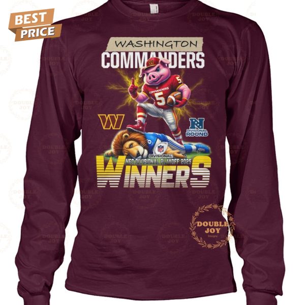 Washington Commanders NFL NFC Divisonal Playoff 2025 Winners T-Shirt