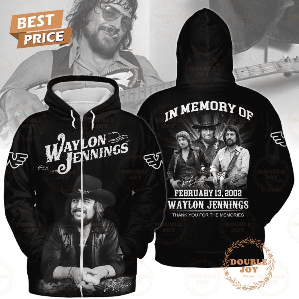 In Memory Of February 13, 2002 Waylon Jennings Thank You For The Memories T-Shirt, Hoodie