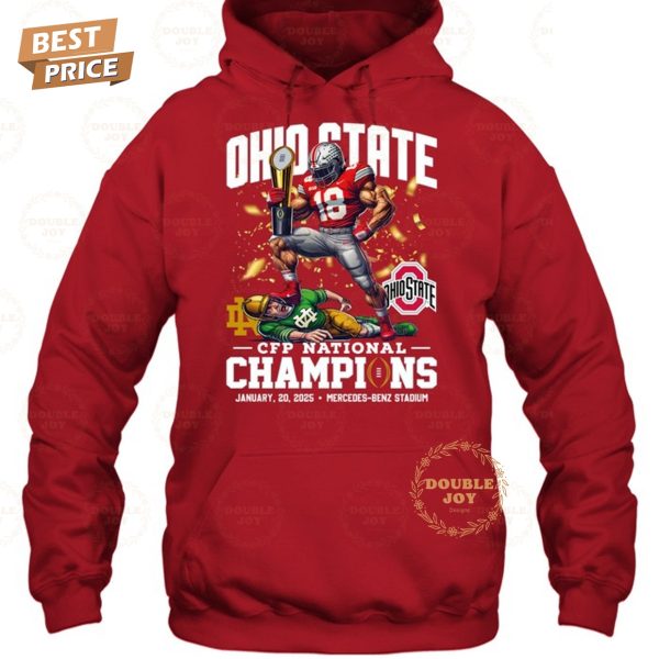 Ohio State NCAA CFP National Champions January 20, 2025 – Mercedes-Benz Stadium T-Shirt