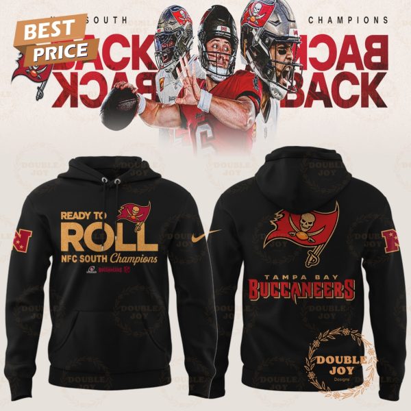 Ready To Roll NFC South Division Champions 2024 Tampa Bay Buccaneers NFL Hoodie – Black