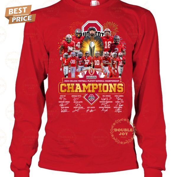 2025 College Football Playoff National Championship Ohio State Buckeyes NCAA T-Shirt