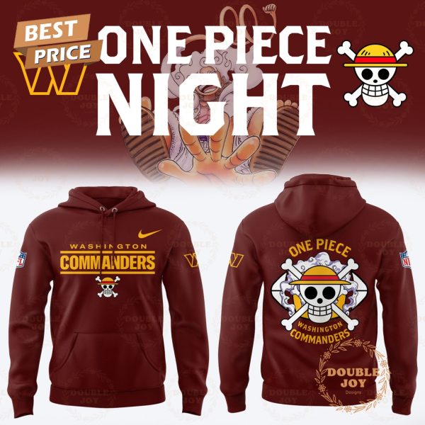 NFL Washington Commanders One Piece Night Hoodie