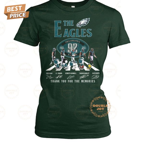 Philadelphia Eagles NFL 92nd 1933-2025 Thank You For The Memories T-Shirt