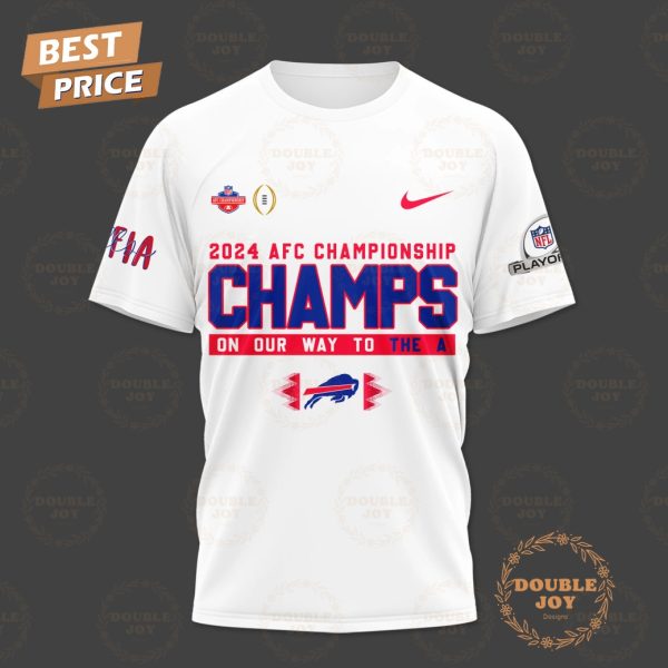 2024 AFC Championship On Our Way To The A Buffalo Bills NFL, Let’s Go Buffalo T-Shirt, Hoodie