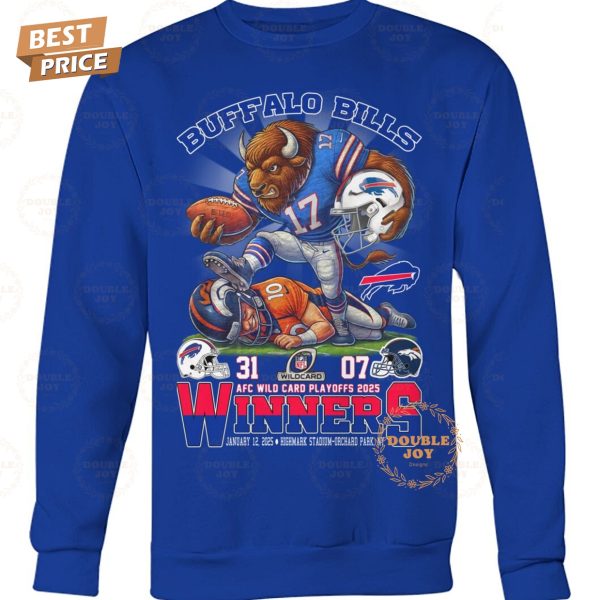 NFL Buffalo Bills AFC Wild Card Playoff 2025 Winners T-Shirt