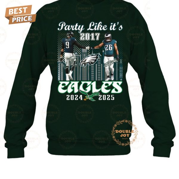 Party Like It’s NFL Philadelphia Eagles 2024-2025 T-Shirt