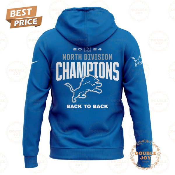 NFL Detroit Lions Ready To Roll NFC North Division Champions Back To Back Hoodie – Blue