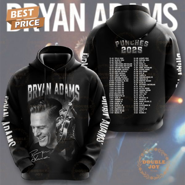 Bryan Adams Roll With The Punches 2025 T-Shirt, Hoodie