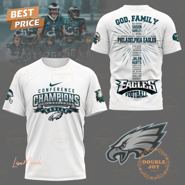 Conference Champions Philadelphia Eagles NFL Football God, Family T-Shirt, Hoodie