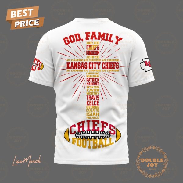 2024 Championship Chiefs Kingdom God, Family Kansas City Chiefs NFL Football T-Shirt, Hoodie