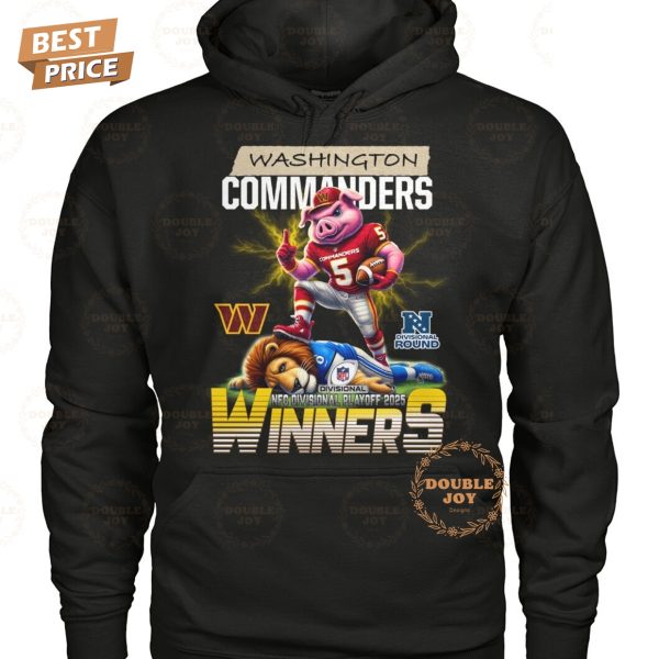 Washington Commanders NFL NFC Divisonal Playoff 2025 Winners T-Shirt