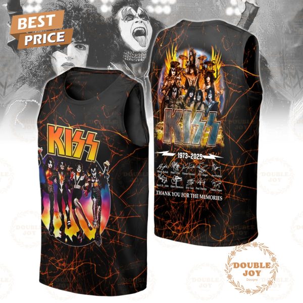 Kiss Band 52nd 1973-2025 Thank You For The Memories T-Shirt, Hoodie