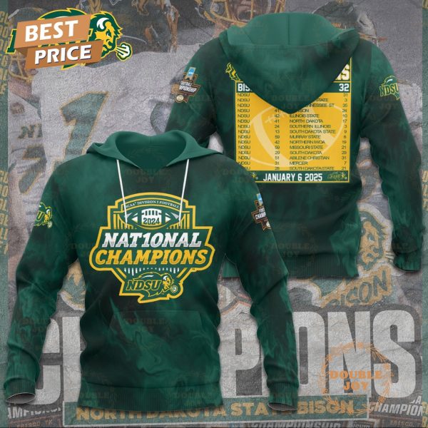 NCAA North Dakota State Bison 2024 Nat10nal Champions T-Shirt, Hoodie