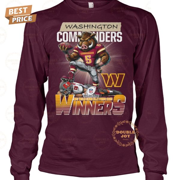 NFL Washington Commanders NFC Wild Card Playoffs 2025 T-Shirt