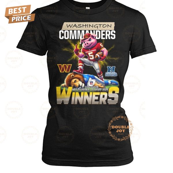 Washington Commanders NFL NFC Divisonal Playoff 2025 Winners T-Shirt