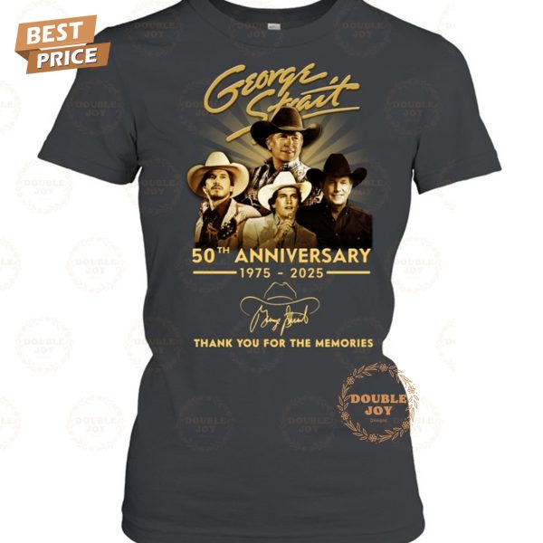 George Strait 50th Anniversary 1975-2025 T-Shirt